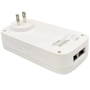 Genuine TP-Link AV1000 TL-PA7020P 2-Port Gigabit Passthrough Powerline Adapter - Picture 1 of 6