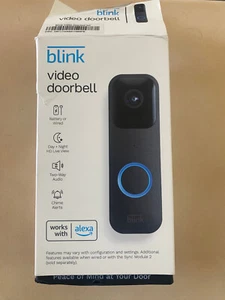 Blink Video Doorbell Wired/Wireless Two way audio HD video & Alexa * OPEN BOX * - Picture 1 of 3