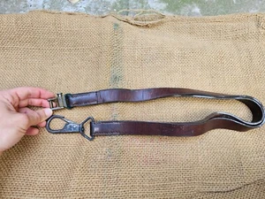 Original German WWI K98 Mauser WWII MG40 MG42 Strap Gew Rifle Leather Sling Belt - Picture 1 of 15
