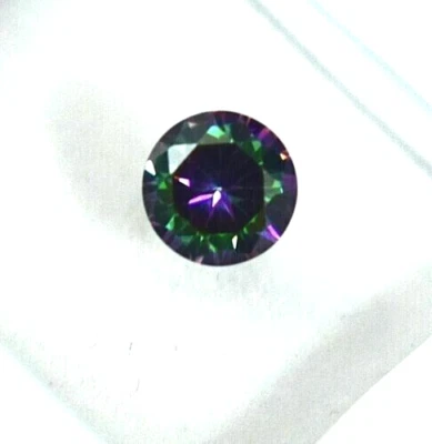 AAA+ Alexandrite 1.40 Ct. Round Cut Multi-Color Loose Gemstone @Women Gifts - Image 1 of 4