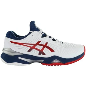 Asics Court FF 2 Tennis Mens White Trainers - Picture 1 of 5