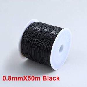 Plastic Crystal Stretch Cords Elastic Line DIY Beading Jewelry Making 0.5-1.2mm