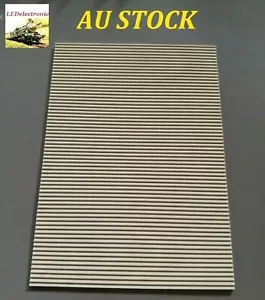 1 piece 10 x 14 cm STAIRSTEP (1 x 2 mm) PLASTIC SHEET, N scale, model railway - Picture 1 of 5