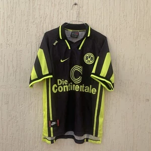 VINTAGE borussia dortmund football shirt 1996 1997 SOCCER JERSEY BVB NIKE SIZ L - Picture 1 of 10
