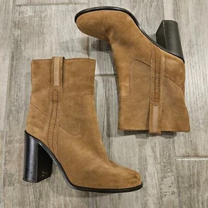 Kate Spade Boots Womens Size 8.5 New York Baise Bootie Brown Suede - Picture 1 of 15