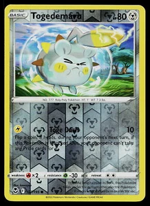 Pokemon SWSH12: Silver Tempest 127/195 Togedemaru Reverse Holo - Picture 1 of 2