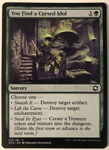 Magic The Gathering You Find a Cursed Idol Adventures in the Forgotten Realms 213/281 regular... - Imagen 1 de 1