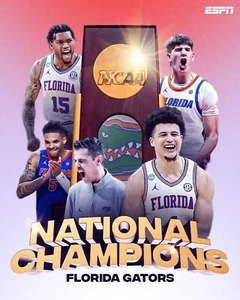 Florida Gators 2025 National Champions Collage 8x10 NCAA Basketball Photo - Picture 1 of 1