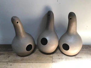 3 lila Martin Vogelhaus Kürbisse Kunststoff traditionell Martin Vogelhaus - Bild 1 von 4