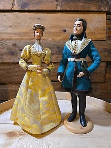 Polish Dolls Queen Barbara Radziwill 1520-1551, Casimir Pulaski 1745-1779, - Picture 1 of 16