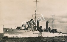 Photo WW II H.M. S. Warspite Britisher Lightweight Cruiser Arethusa Class L1.77