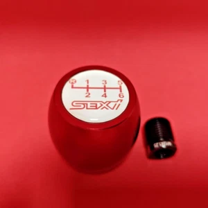RED WEIGHTED 6S JDM SEXi SEXY SHIFT GEAR KNOB for BRZ GT 86 GR86 ZN6 ZD8 FA24 20 - Picture 1 of 6