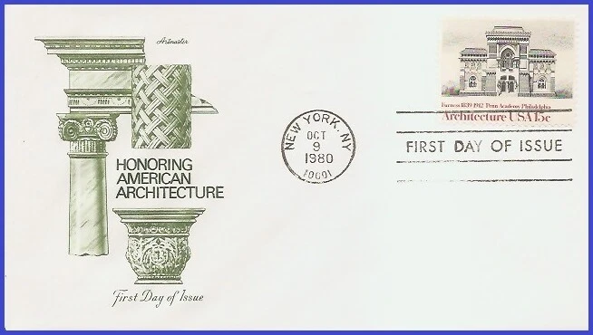 USA3 #1840 U/A ARTMASTER FDC   American Architecture Penn Academy - Image 1 of 1