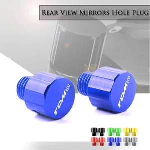 M10X1.25 Mirror Hole Blanking Plugs Screw Caps for Yamaha MT07 XSR 700 TDM 900 - Picture 1 of 12