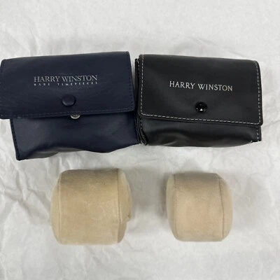 2- Bolsas de Viaje Harry Winston Auténticas Reloj Pulsera Foto 1 de 4