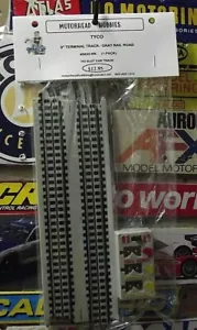 TYCO, 9" TERMINAL-GRAY RAILROAD HO SLOT CAR TRACK, #5832-RR, (1-PACK) - Picture 1 of 2