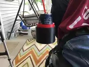 Cup holder and Coke Can holder wheelchairs or any power chair has track system - Picture 1 of 3