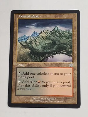 MTG Tainted Peak (Torment/Land/U) - BGM - Image 1 of 2