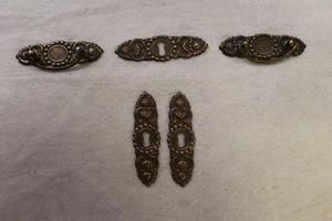 Jugendstilbeschlag,Vertiko,Schrank,Kommode Beschlag, Modell Osnabrück als Set - Picture 1 of 3