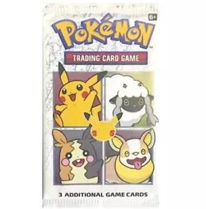 Pokemon 25th Anniversary Sealed Booster Pack General Mills Promo Cards US Cereal - Afbeelding 1 van 1