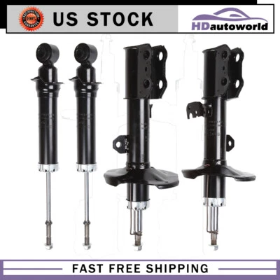 Fit 2003 2004 2005 2006 Toyota Matrix Pontiac Vibe AWD Front Rear Shocks Struts - Image 1 of 4