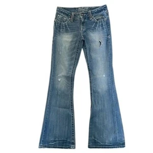 Miss Me M Series Flare Jeans X1024FL Distressed Gr. 26 - Bild 1 von 16