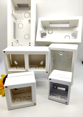 SCATOLA PORTAPPARECCHI da 1 a 7 moduli interruttore presa GEWISS MAGIC e LIVING