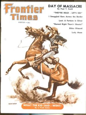 Frontier Times Magazine-Winter, 1958-59-J. Frank Dobie, Jim Allison, J.J Ballard - Image 1 of 2