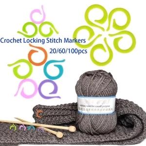 Sewing accessory Locking Stitch Markers mark circle knitting tool counting ring - Picture 1 of 15