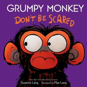 Grumpy Monkey Dont be Scared by Suzanne Lang Hardcover Book - Picture 1 of 1