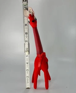Vtg Kitsch Christmas Japan Giraffe 1960s Velvet Long Spring Neck Deer Japan 11” - Picture 1 of 10