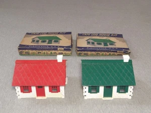 Kit de casa Plasticville O/S Cape Cod HP-9 en caja - Juego de 2 ~ TS - Imagen 1 de 8