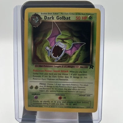 Dark Golbat 1st edition Team Rocket 24/82 rare WOTC vintage Pokemon  - Image 1 of 4