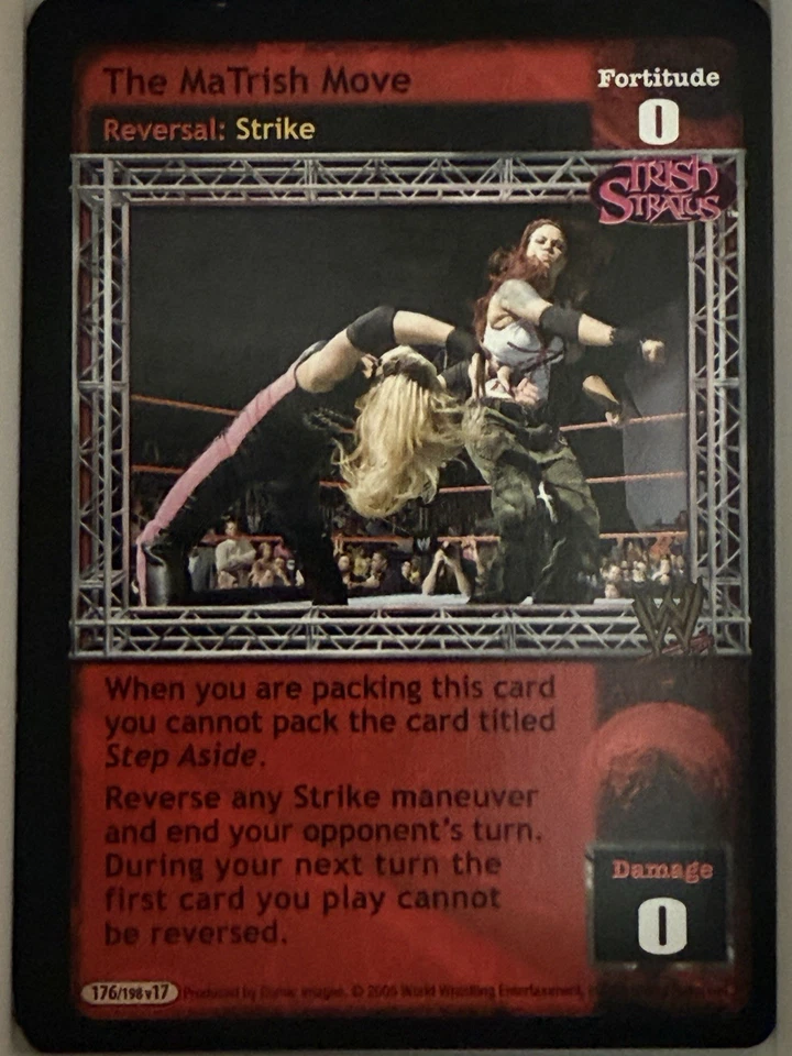 The Matrish Move WWE WWF Raw Deal CCG TCG Rare Foil Card - Image 1 of 1