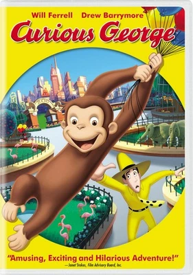 Curious George DVD Will Ferrell NEW Foto 1 de 2