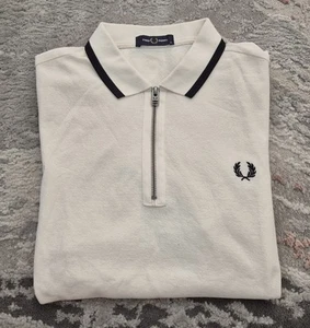 Fred Perry Quarter Zip Poloshirt - Größe M - Bild 1 von 8