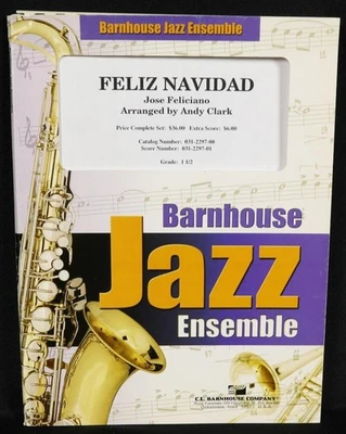 Feliz Navidad Christmas Holiday Sheet Music Score Book by Jose Feliciano - Image 1 of 4