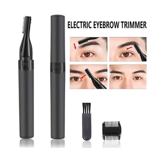 Machine Facial Razor Hair Remover Mini Epilator Electric Eyebrow Trimmer - Picture 1 of 12
