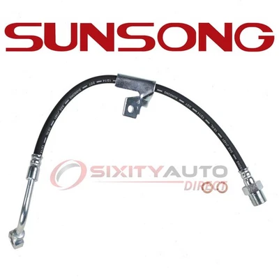 Sunsong Front Right Brake Hydraulic Hose for 1983-1990 GMC S15 Jimmy - Hoses qy - Image 1 of 4