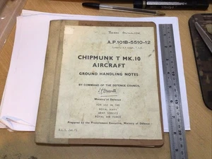 MoD Air Publication AP101B-5510-12 Notas de Manejo en Tierra Ardilla T Mk10 AP4308A - Imagen 1 de 11
