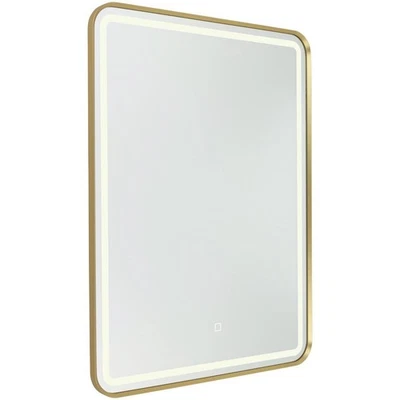 Artcraft Lighting AM352 Reflections 31.5 X 23.6 inch Brushed Brass LED Mirror - Image 1 of 4