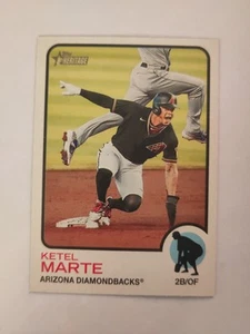 2022 Topps Heritage - Ketel Marte #163 Chrome Refractor /673 - Picture 1 of 2
