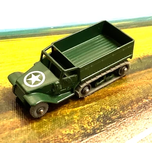 LESNEY Matchbox 1-75 England 1959 US Army M3 Tracked Personnel Carrier No 49a - Picture 1 of 8