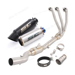 For CF-Moto 675SR 675NK 2024 2025 Exhaust System Header Muffler Pipe Slip On Tip - Picture 1 of 14