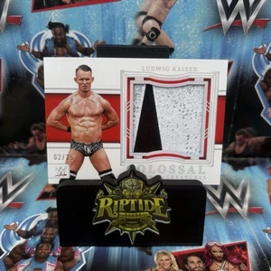 Ludwig Kaiser WWE Panini National Treasures 2024 Colossal Materials Holo /25 - Foto 1 di 4