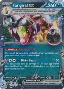 Holo Farigiraf ex 108/162 Double Rare SV05: Temporal Forces - Picture 1 of 1