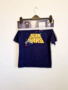 Disney Star Wars 2 Pack Kids T-shirt Short Sleeve Tees Size 7-8 Years New - Picture 1 of 6