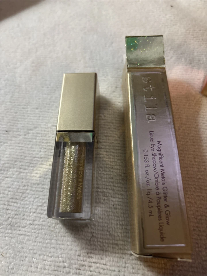 Stila Magnificent Metals Glitter & Glow Liquid Eye Shadow Diamond Dust 5ml