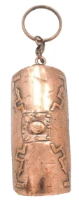 SALE! Bronzed Metal Gladiator Shield Key Chain Made in Italy - Picture 1 of 2