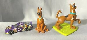 Vintage Hanna Barbera Scooby Doo 1990 PVC Figure & Revell Scooby Diecast Toy Car